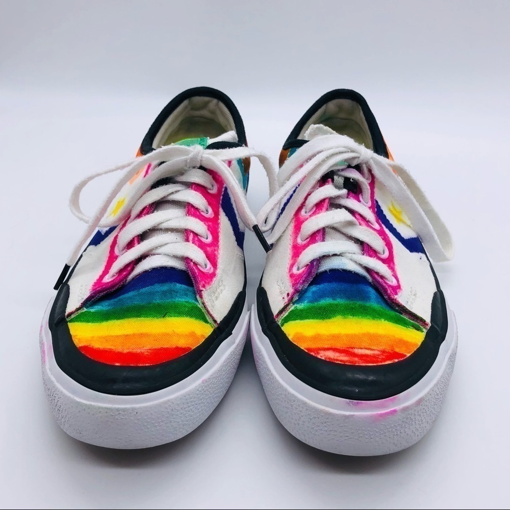 CONVERSE AARON HERRINGTON CANVAS SNEAKERS WITH 2 STARS SIZE M6/W8 - Picture 1 of 15